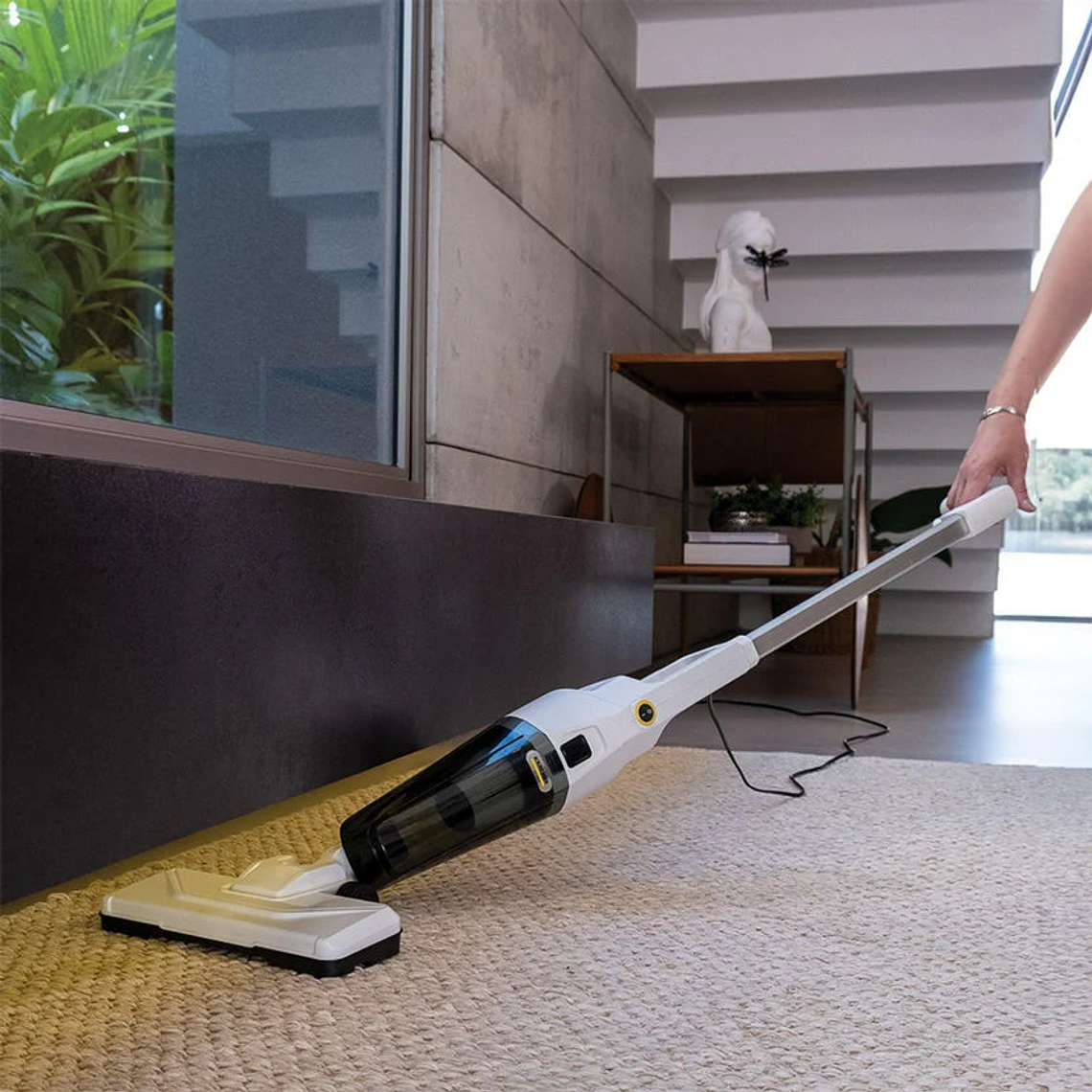 Aspiradora Vertical 2 En 1 1000 Watts Blanco Karcher 1