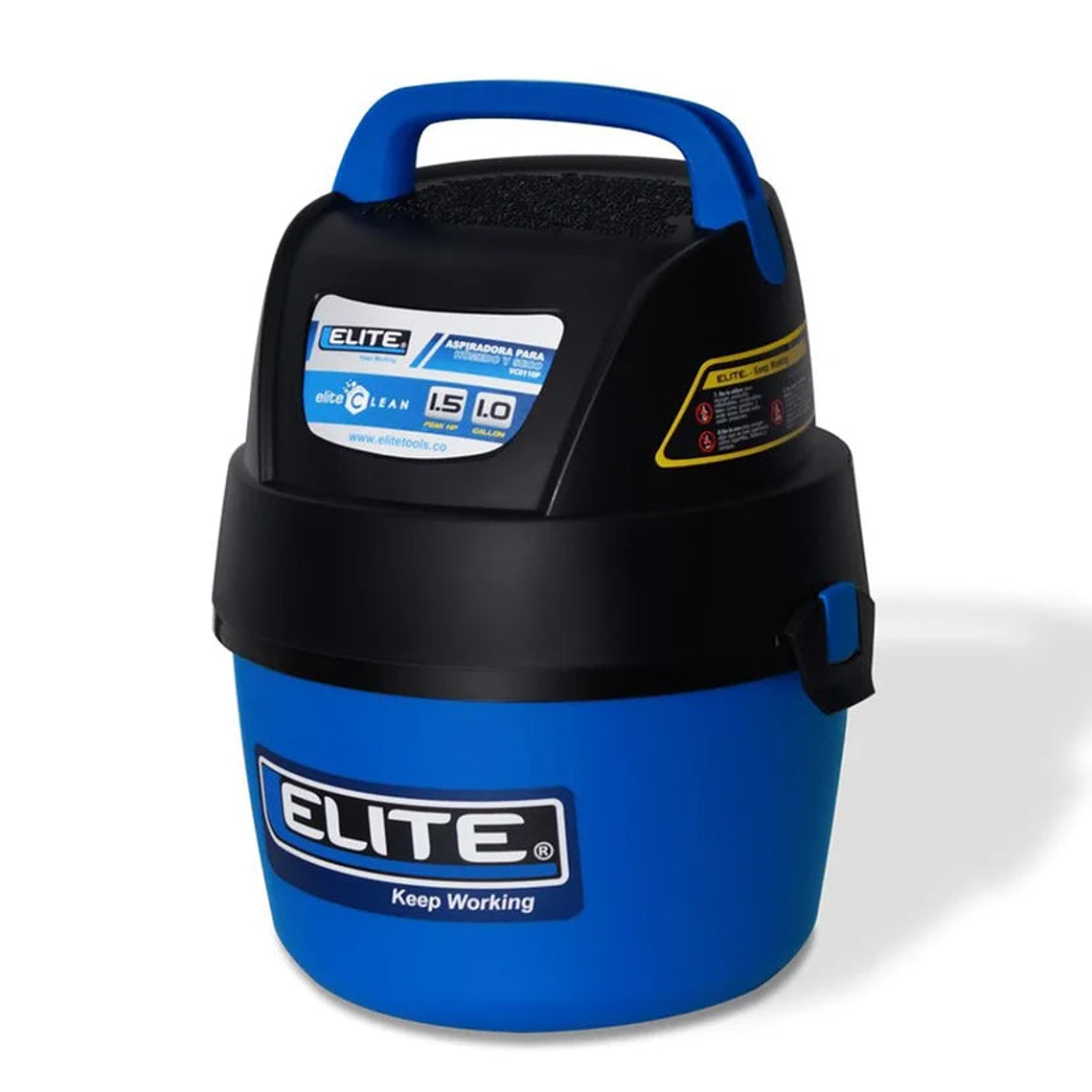 Aspiradora para Seco y Húmedo de 1.5 Hp 3.7 Litros Azul 2