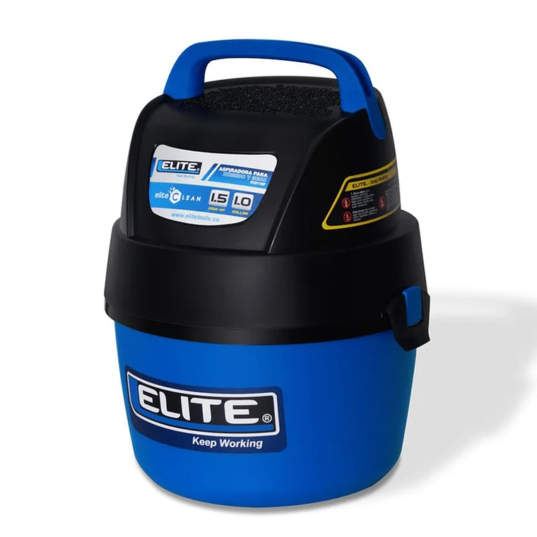 Aspiradora para Seco y Húmedo de 1.5 Hp 3.7 Litros Azul 2