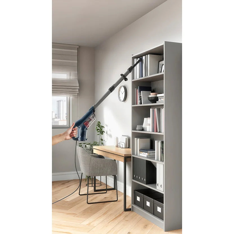 Aspiradora Vertical 1 Lt Cyclone Power Gris/Rojo 6