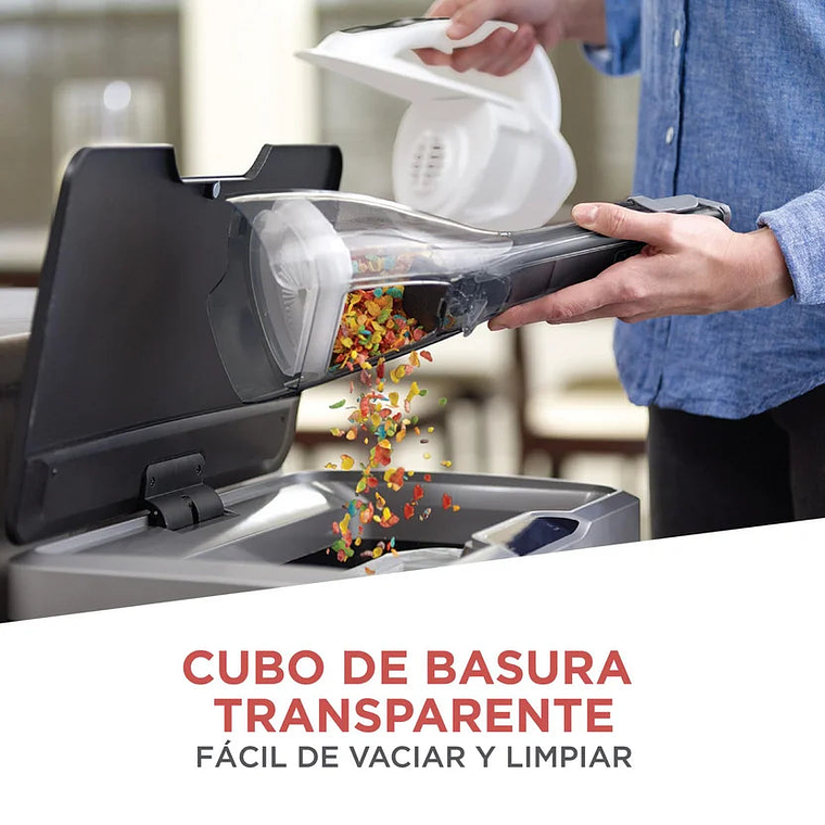 Aspiradora Inalambrica BLACK+DECKER con Iones de Litio, HLVA325J10-B3 4