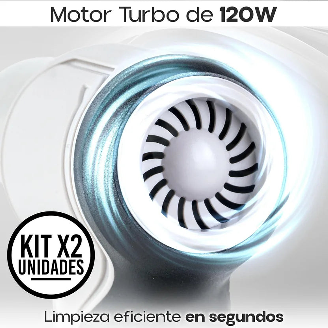 Set Por 2 Aspiradora Sopladora Portátil para Carro y Teclado Usb 1