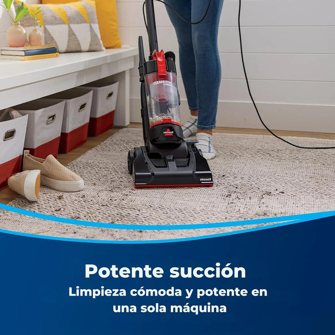 Aspiradora Vertical Compacta Bissell 1