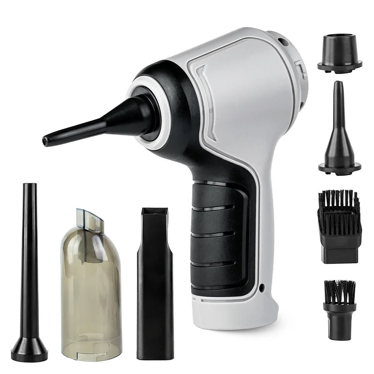 Aspiradora Sopladora Portátil Para Carro Y Teclado Recargable 6