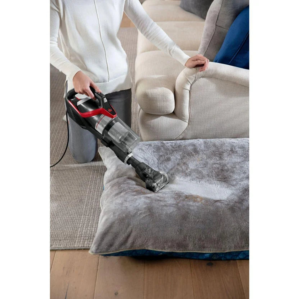 Aspiradora de Pie Delgada con Cable Apta para Pelo de Mascota 3