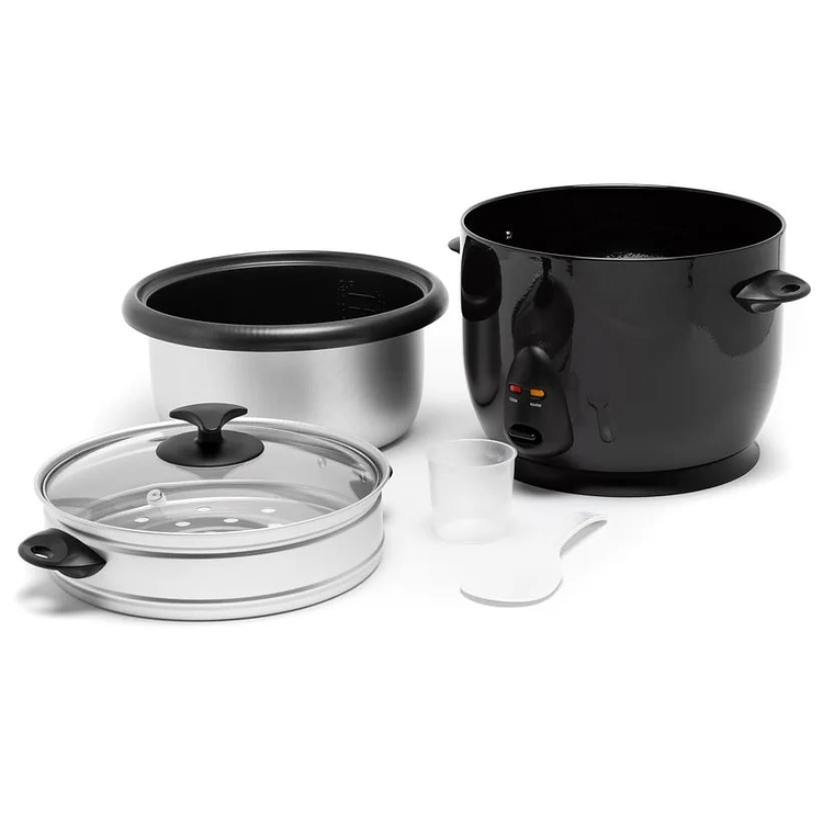 Olla Arrocera con Vaporera 1.8 Lts Negro 1