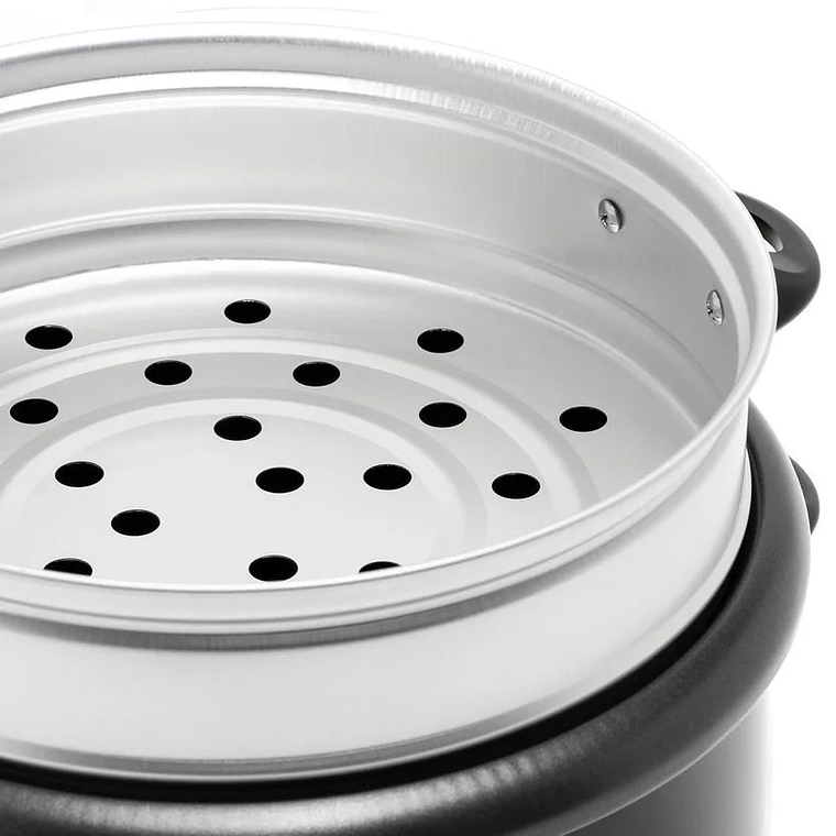 Olla Arrocera con Vaporera 1.8 Lts Negro 2