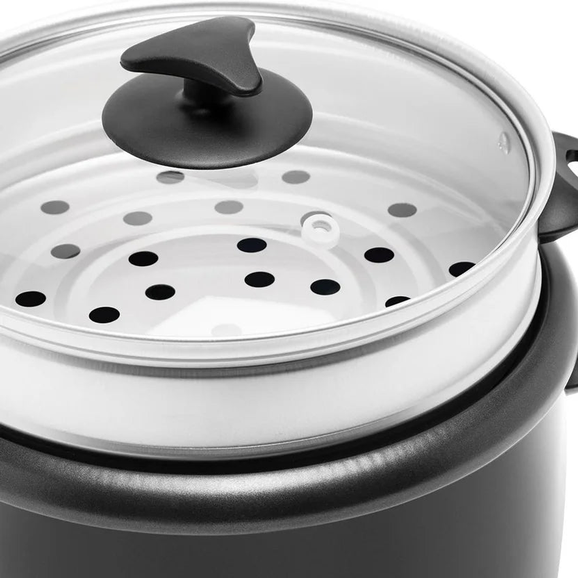 Olla Arrocera con Vaporera 1.8 Lts Negro 3
