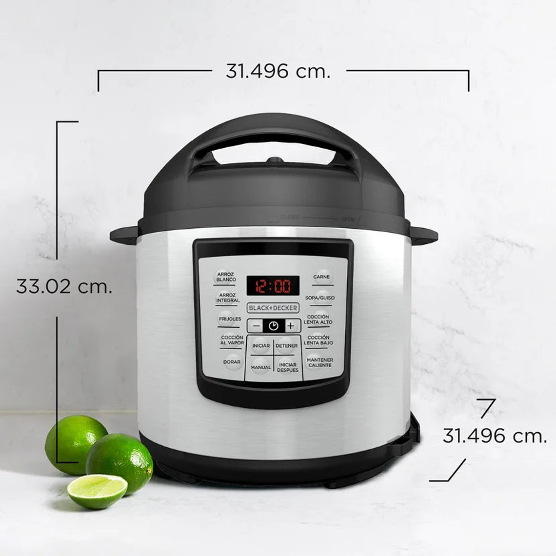 Olla Multifuncional BLACK+DECKER de 5.7 Litros PR100SD 3