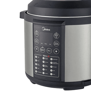 Midea Olla de Presión Mpc6n2sdss-ca Plateada 6 Litros Inner Chef