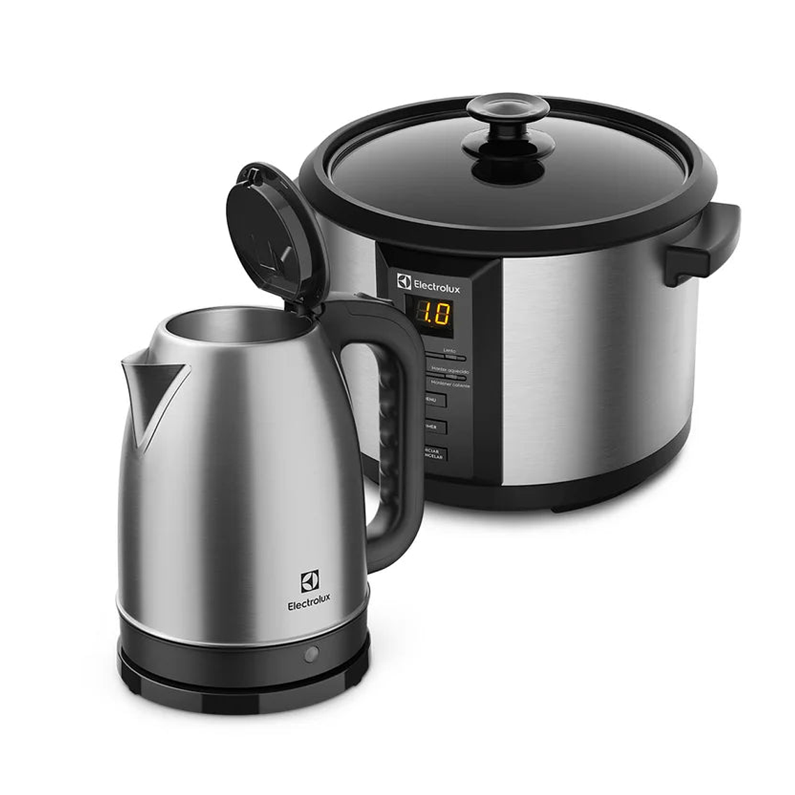 Combo Olla Arrocera 1.8 Litros + Hervidor de Agua 4