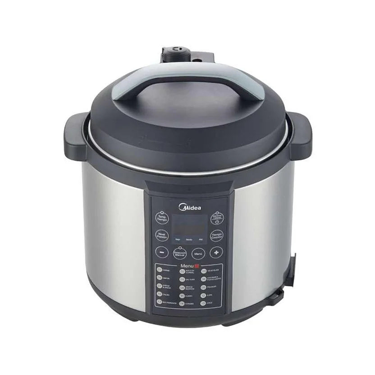 Midea Olla de Presión Mpc6n2sdss-ca Plateada 6 Litros Inner Chef 2