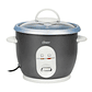 Olla arrocera multiusos 0.6l gris tapa vidrio - Miniatura 4