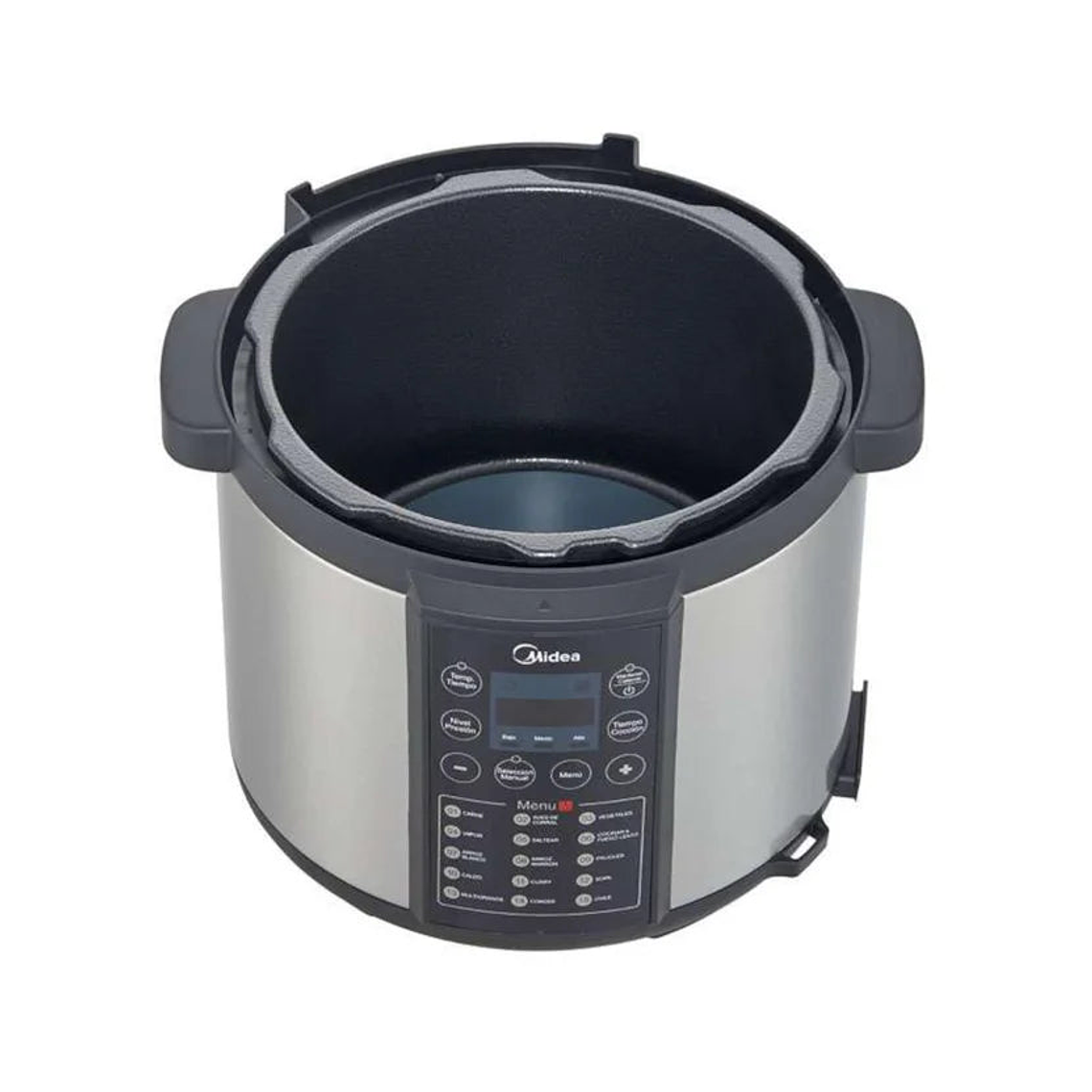 Midea Olla de Presión Mpc6n2sdss-ca Plateada 6 Litros Inner Chef 4