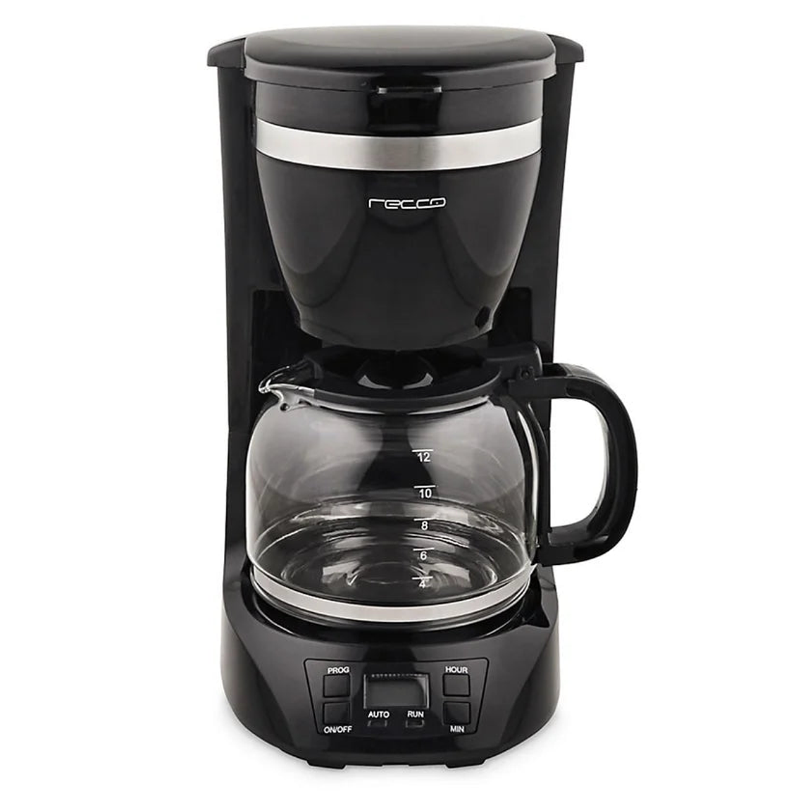 Cafetera Programable Digital 12Tazas Negra 1