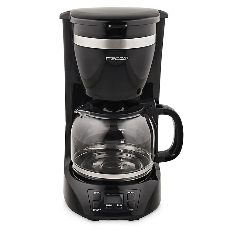 Cafetera Programable Digital 12Tazas Negra 1