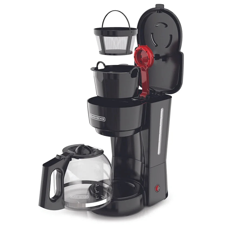 Cafetera BLACK+DECKER 12 tazas con tecnología Vortex y filtro permanente CM0916B 4