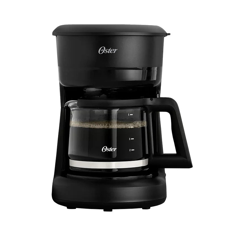 Cafetera de 5 Tazas de Capacidad Oster con Filtro Reutilizable, Botón con Luz de Encendido y Apagado, Función Pausa y Servir, Ventanilla de Agua, Jarra con Medidas, Color Negro 3