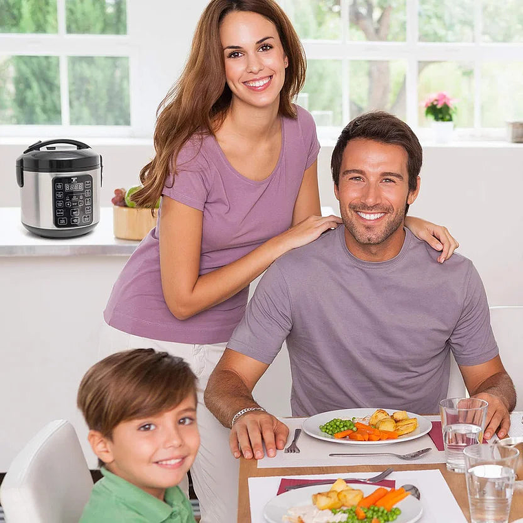 Olla Arrocera Digital Moss & Stone SmartCook 8 Multifunción con Vaporizador 7