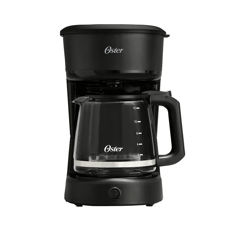 Cafetera de 12 Tazas de Capacidad Oster con Filtro Reutilizable, Botón con Luz de Encendido y Apagado, Función Pausa y Servir, Ventanilla de Agua, Jarra con Medidas, Color Negro 5