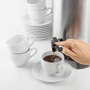 Percoladora de Café Black+decker de 30 Tazas. Plata Cmu3000