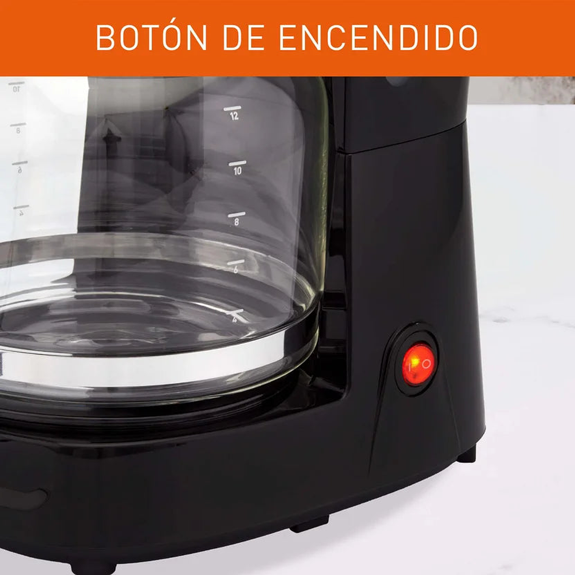 Cafetera Imusa Café City XL 12 Tazas Negra 2