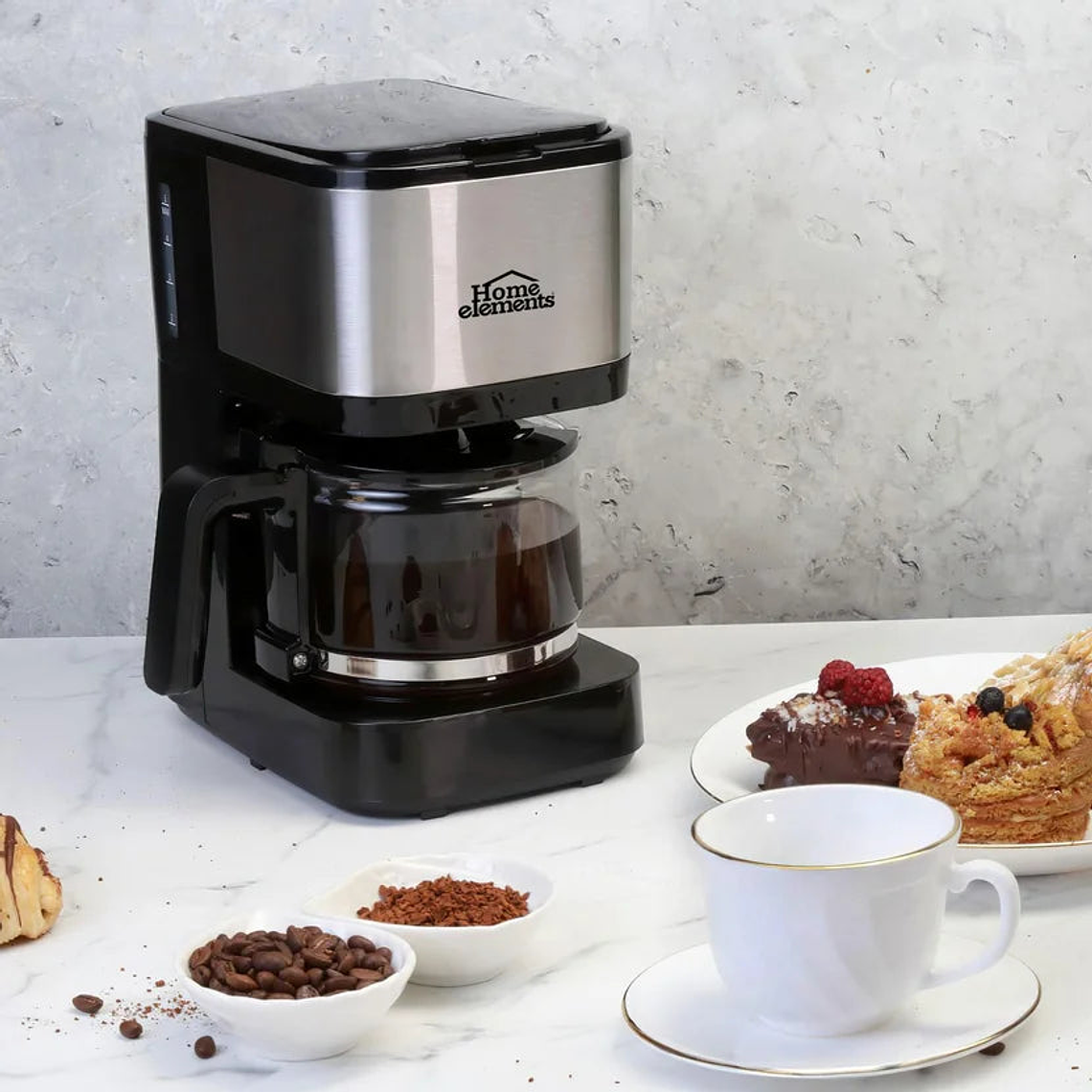 Combo 1 Cafetera 6 Tazas + 1 Termo Doble Pared 0.5 Lts 1