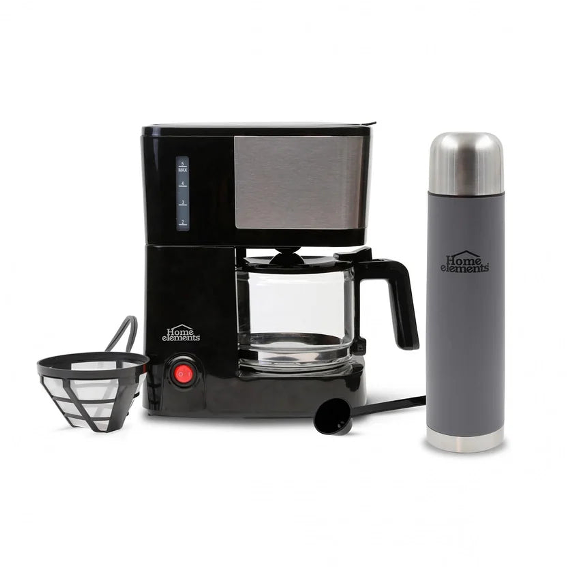 Combo 1 Cafetera 6 Tazas + 1 Termo Doble Pared 0.5 Lts 5
