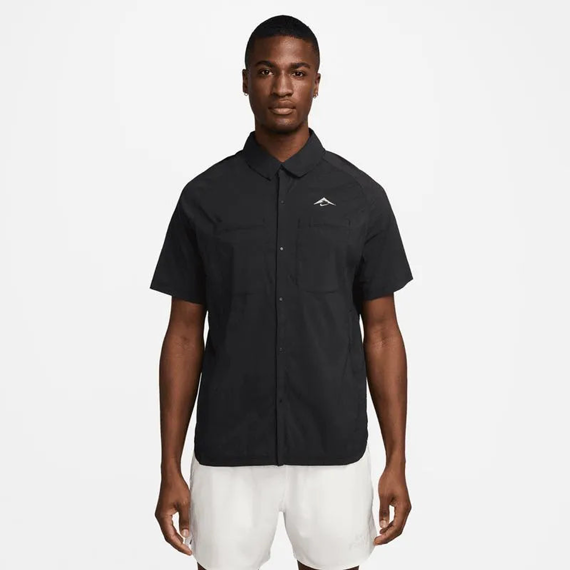 Camiseta de correr con botones Dri-FIT UV para hombre 1