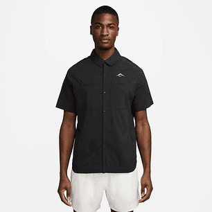 Camiseta de correr con botones Dri-FIT UV para hombre