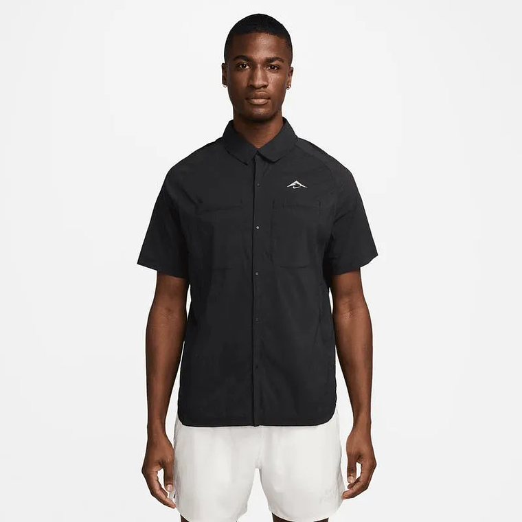 Camiseta de correr con botones Dri-FIT UV para hombre 1