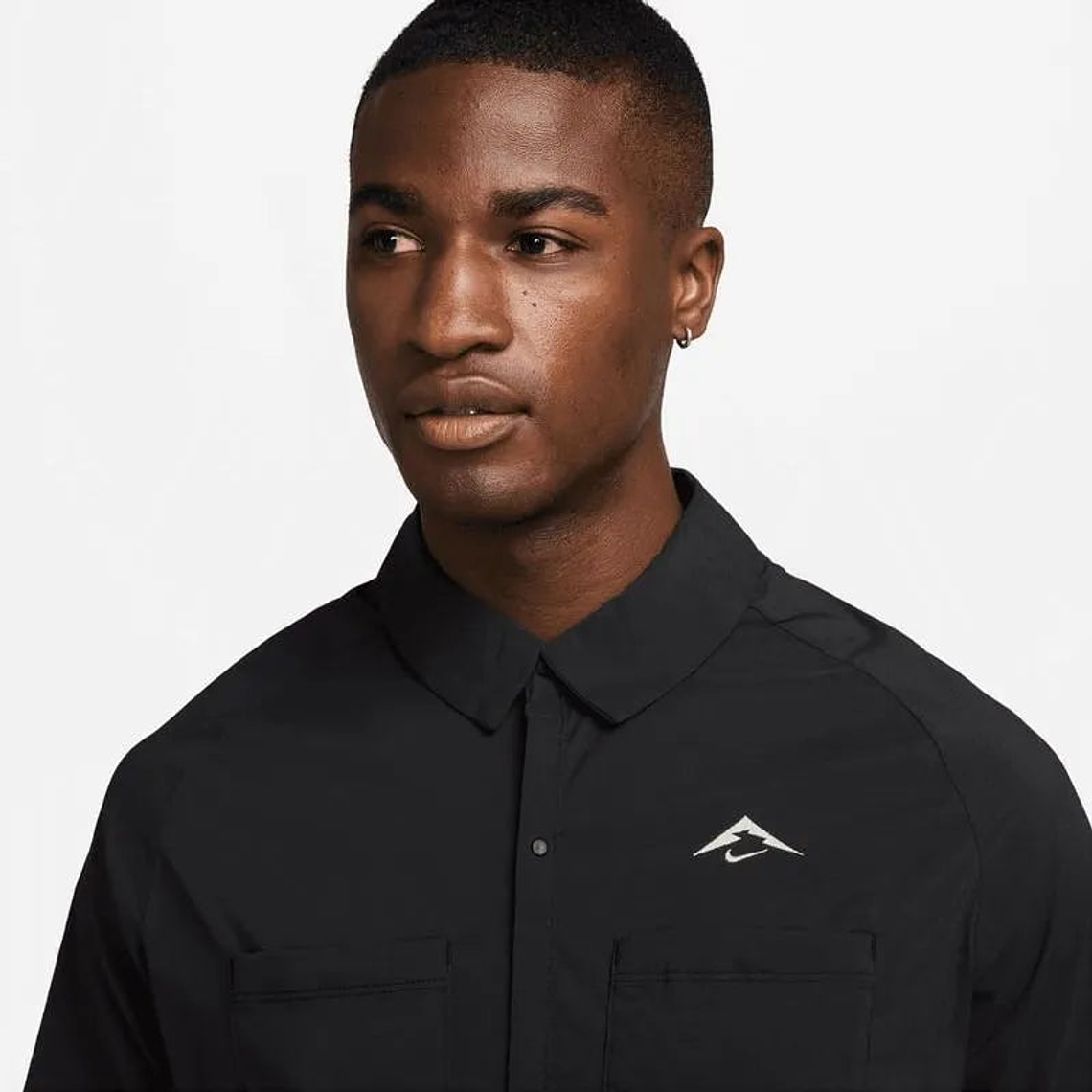 Camiseta de correr con botones Dri-FIT UV para hombre 3