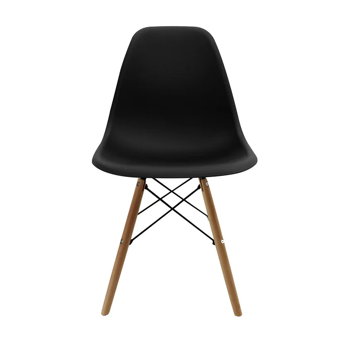Set X2 Sillas Eames Negro 2