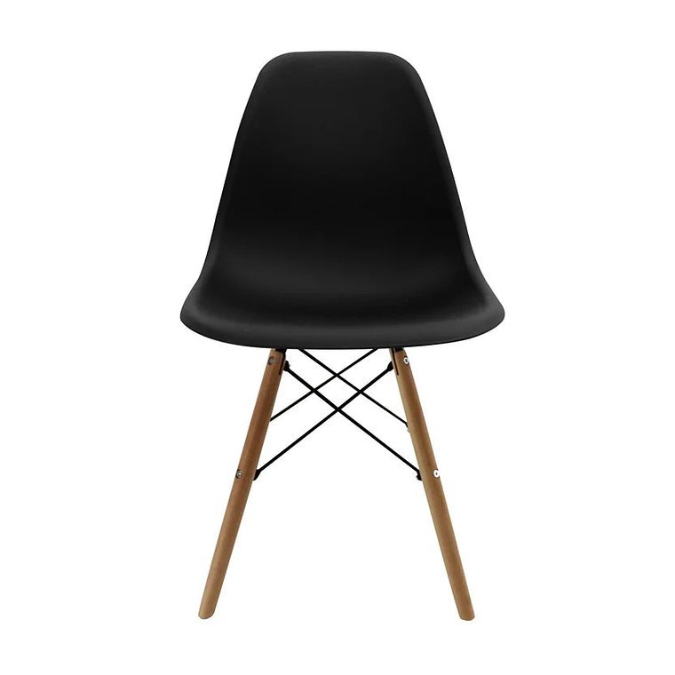 Set X2 Sillas Eames Negro 2