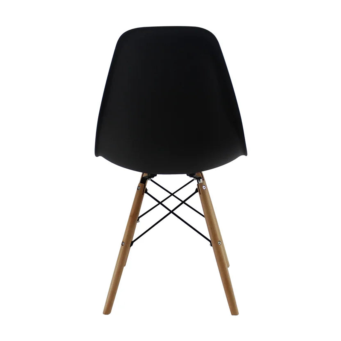 Set X2 Sillas Eames Negro 4
