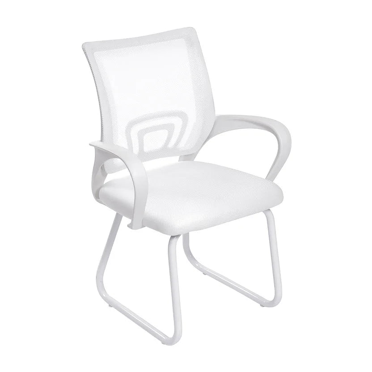 Silla Oficina Fija 87X61.5X49 Blanco 1