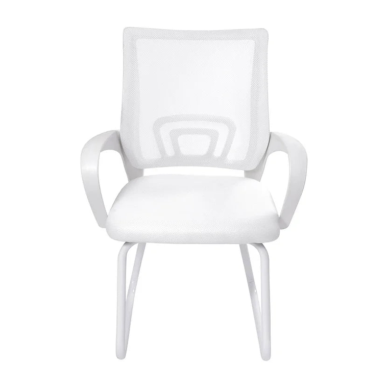 Silla Oficina Fija 87X61.5X49 Blanco 2