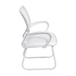 Silla Oficina Fija 87X61.5X49 Blanco - Miniatura 3
