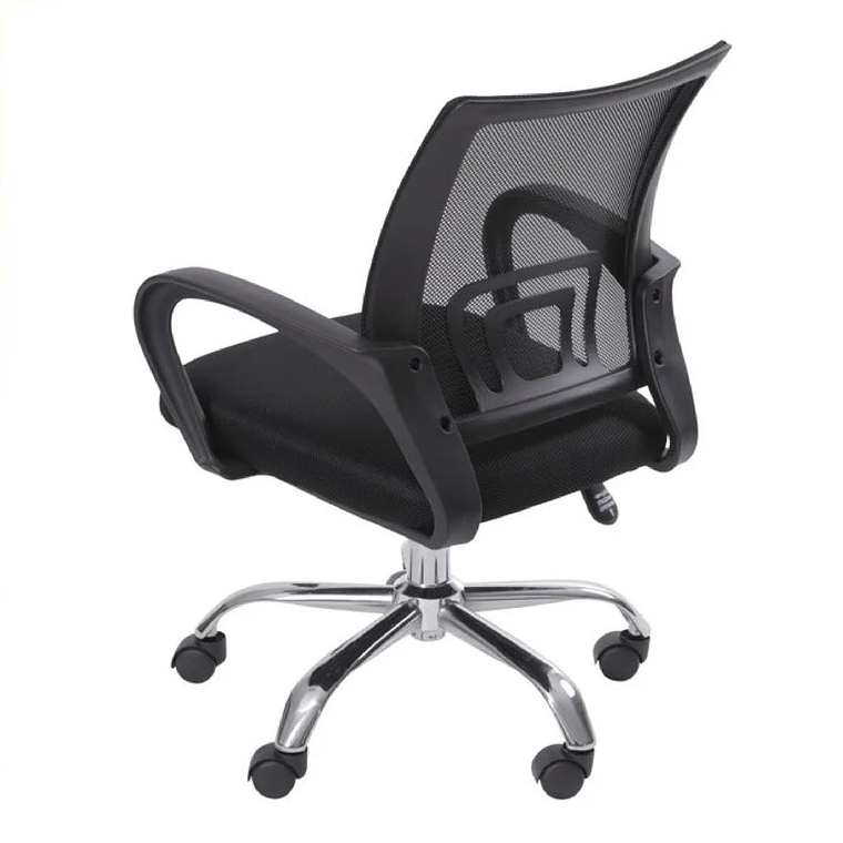 Silla de Oficina Tipo Ergonómica 3310 Negra 95x60x45 Negro 3