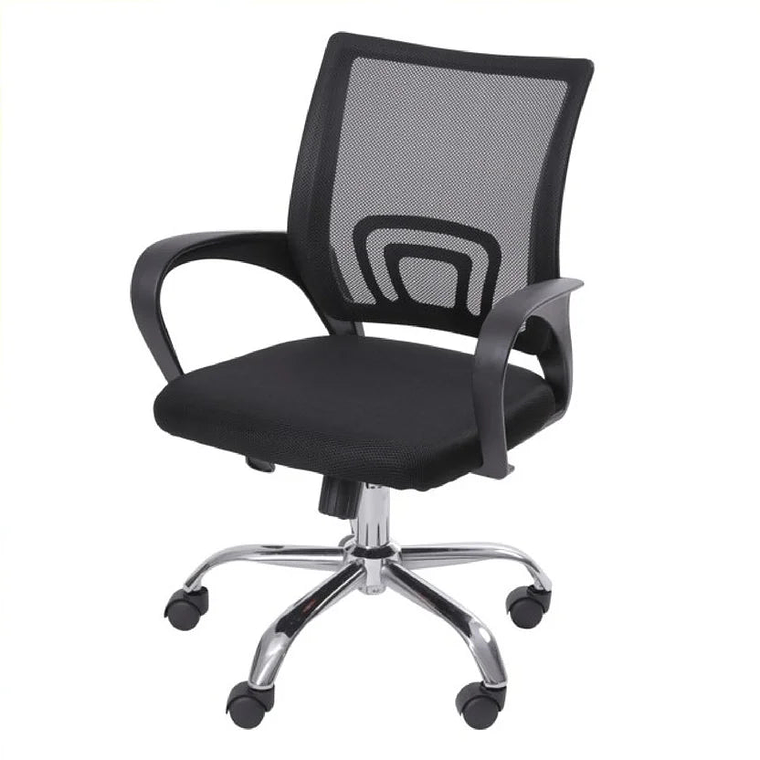Silla de Oficina Tipo Ergonómica 3310 Negra 95x60x45 Negro 4