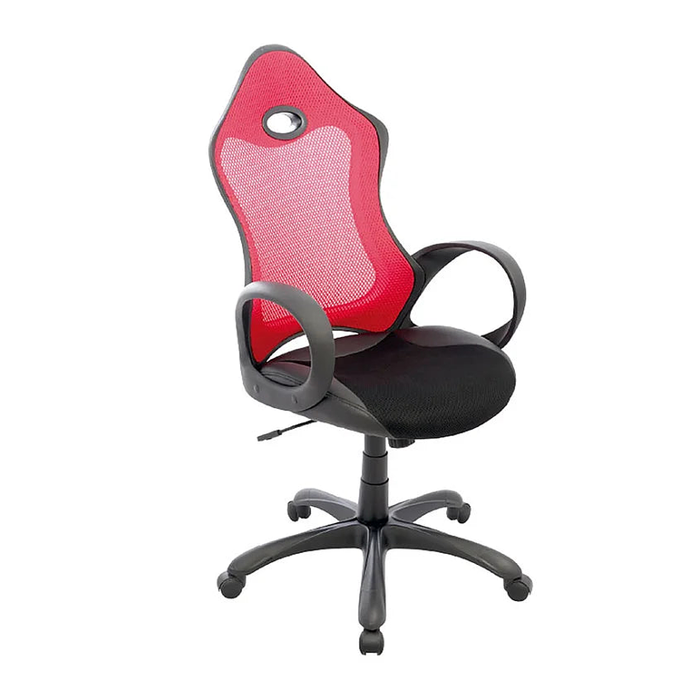 Silla de escritorio Ejecutiva Rojo Ekm Design Parana 1