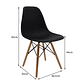Set X4 Sillas Eames para Comedor/Sala Negro - Miniatura 5