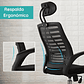 Silla de escritorio Ejecutiva Negro Generico Dc-156 - Miniatura 2