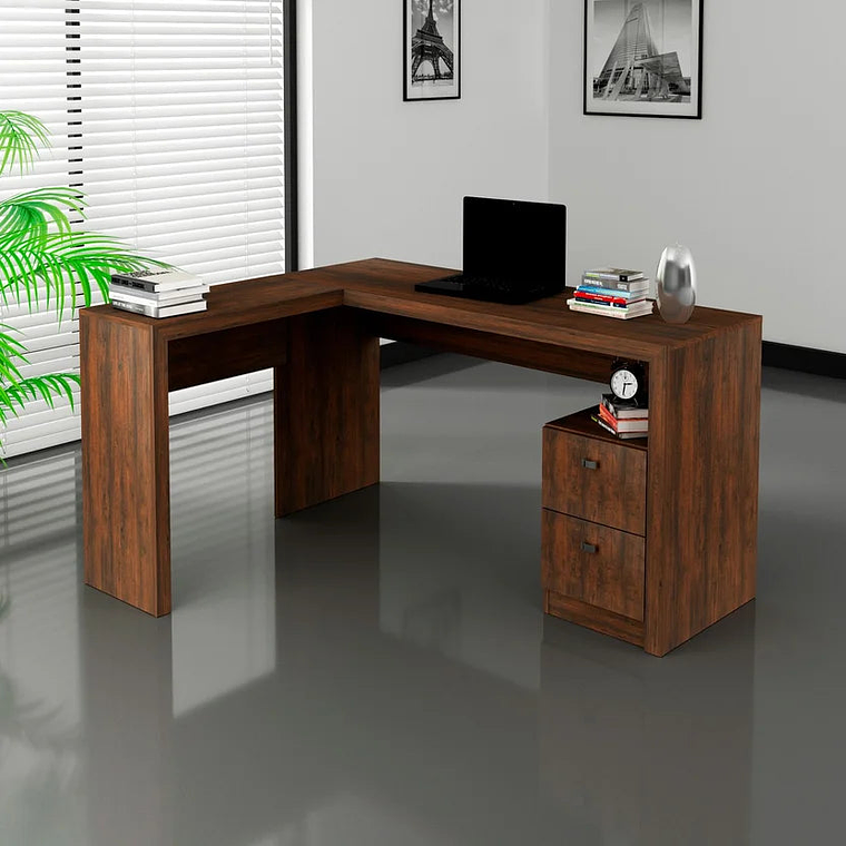 Escritorio Oficina Montreal Rustico Bonno 3