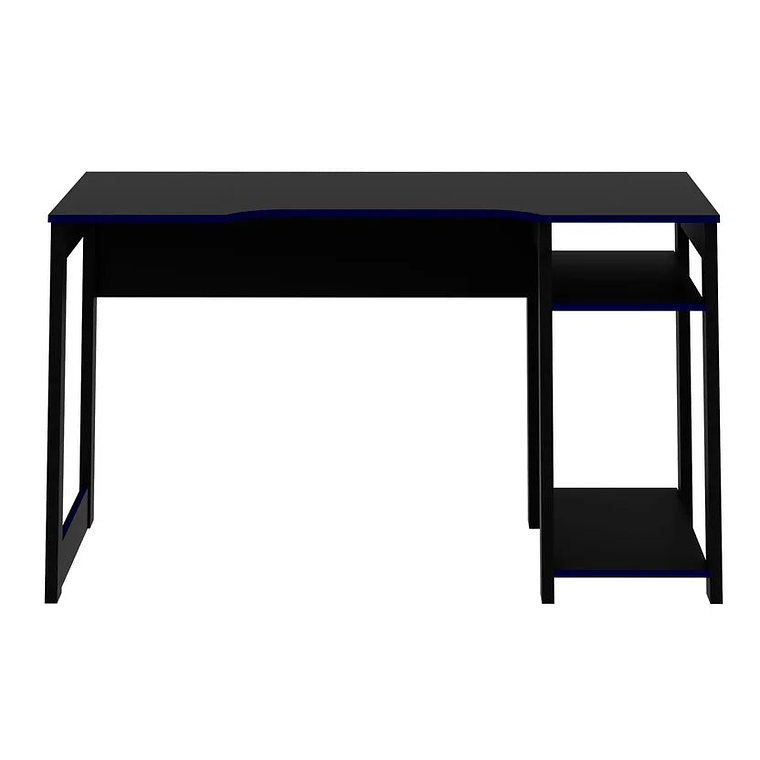 Escritorio Gamer Oficina Sirion 75X136X60 Negro/Azul 2
