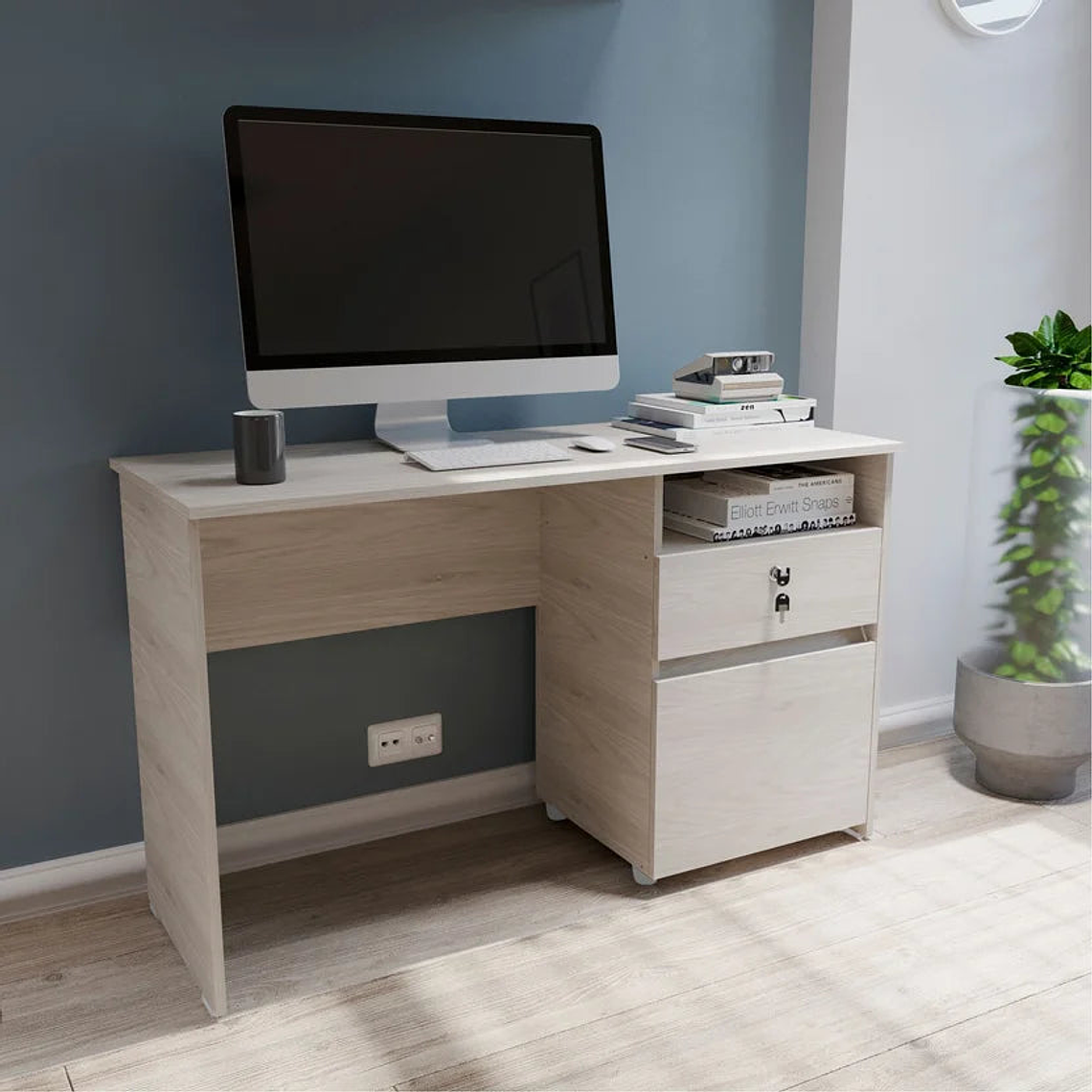 Escritorio Kazan 73x120.9x51 cm Ceniza 2