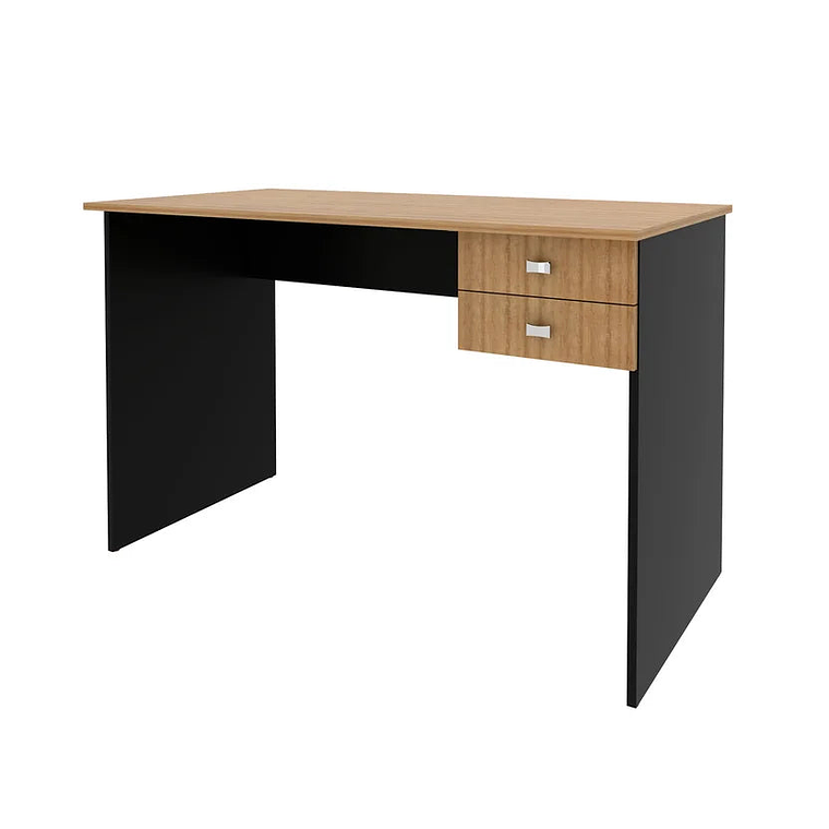 Escritorio Oficina Volt Negro/almendra Bonno 1