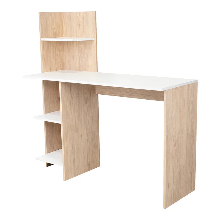 Escritorio 120 Vilna Rovere+Blanco 120x120x45cm 1