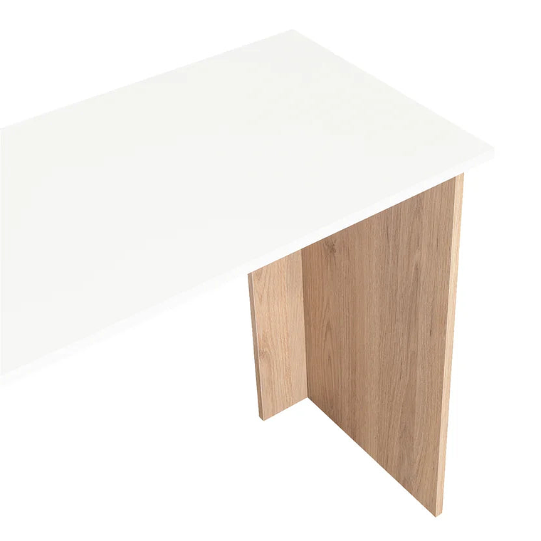 Escritorio 120 Vilna Rovere+Blanco 120x120x45cm 2