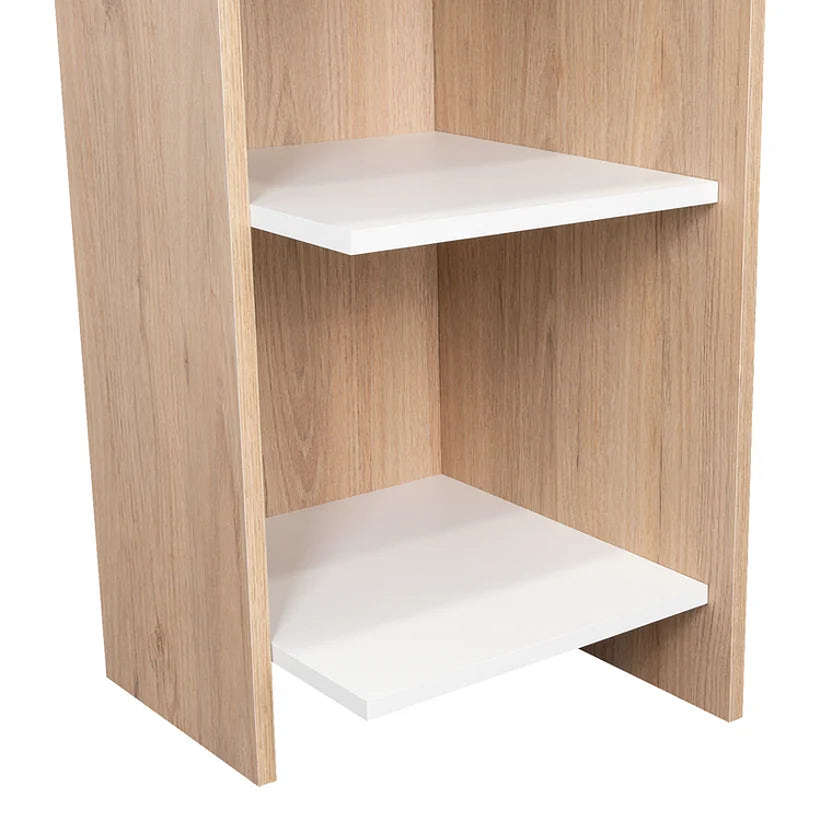 Escritorio 120 Vilna Rovere+Blanco 120x120x45cm 4